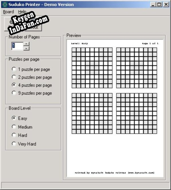 Sudoku Printer activation key