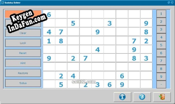 Key generator for Sudoku Puzzle Game and Solver