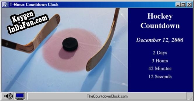 T-Minus Hockey Countdown serial number generator