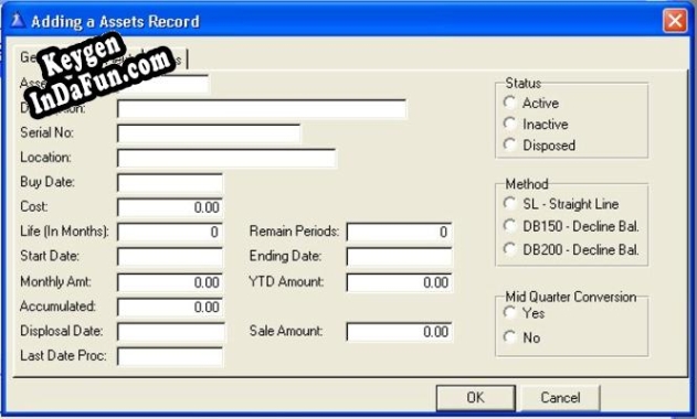Activation key for TBS Easy Fixed Assets