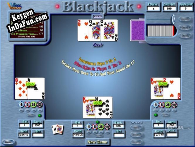 The BlackJack Analyst key generator