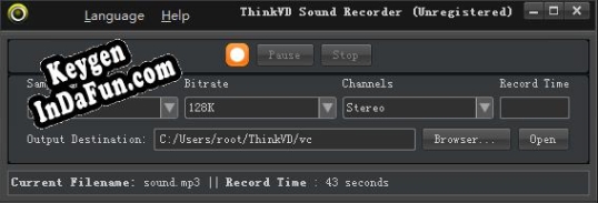 Activation key for ThinkVD Sound Recorder