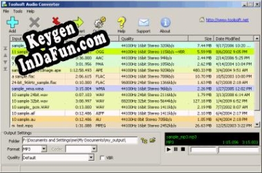 Toolsoft Audio Converter serial number generator