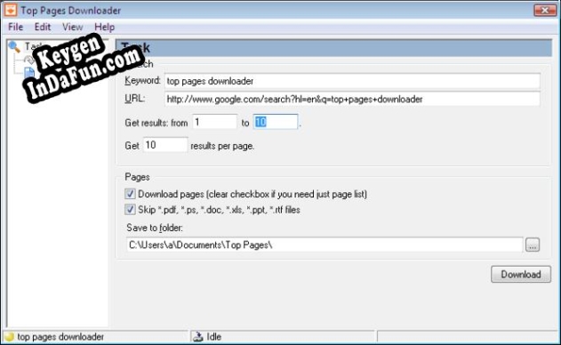 Top Pages Downloader key free
