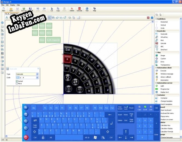 Registration key for the program Touch-It - Virtual keyboard