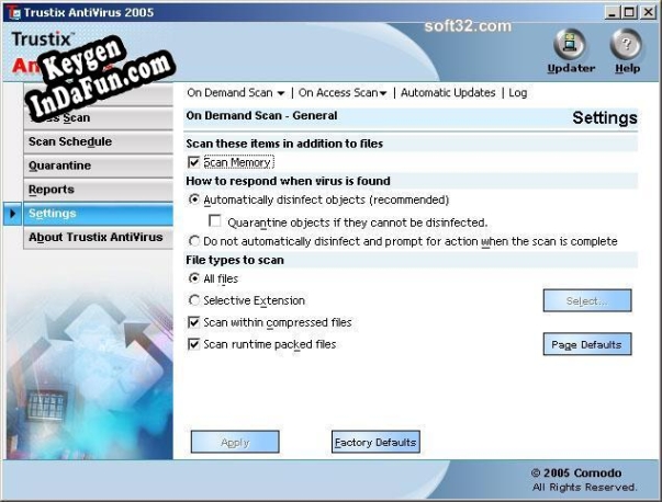 Trustix AntiVirus 2005 activation key