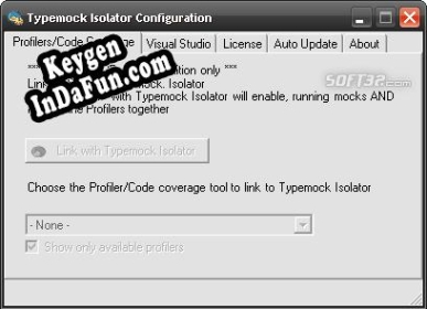 Typemock Isolator -unit testing tool serial number generator