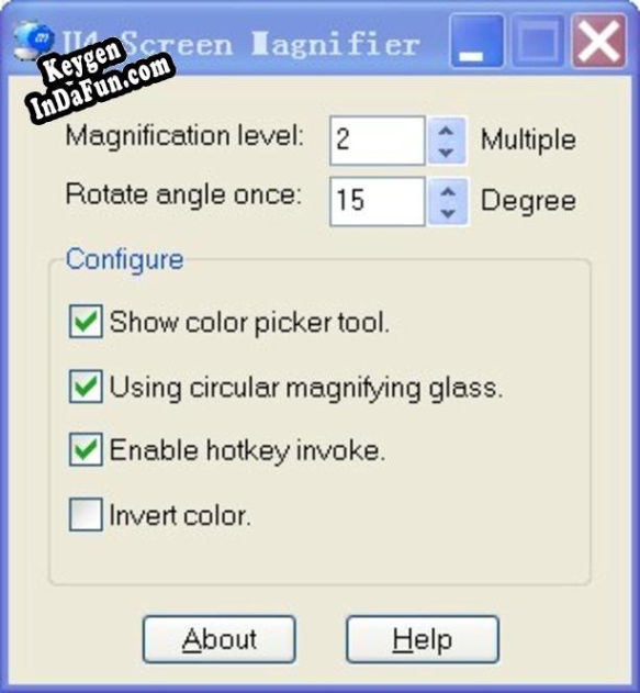 Key for U4 Screen Magnifier