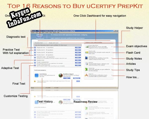 uCertify CX310-082 SCWCD Java/J2EE 1.4 U activation key