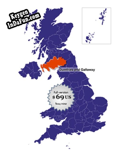 UK Online Map Locator key generator