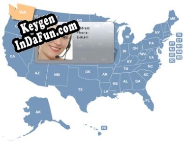 Key generator (keygen) USA Map Locator