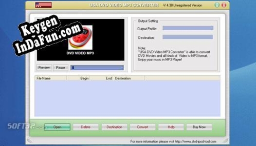 USAsoft DVD Video MP3 Converter Key generator