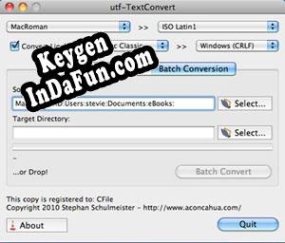 utf-Textconvert Mac activation key