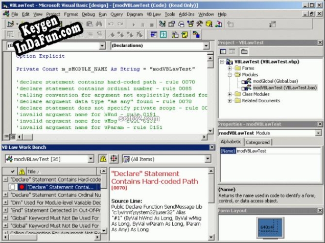 VB Law Workstation serial number generator