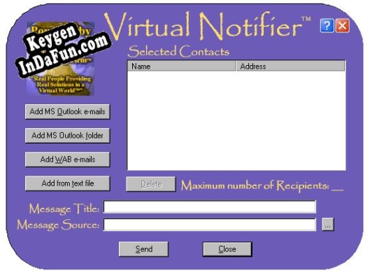 Virtual Notifier Key generator