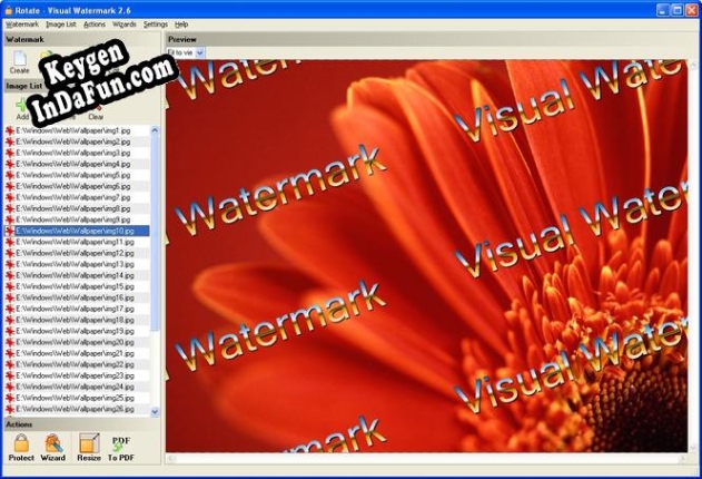 Activation key for Visual Watermark Software - Photo Watermarking Software