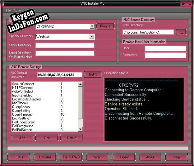 Free key for VNC Installer Pro