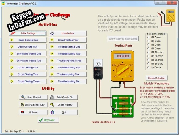 Activation key for Voltmeter Challenge