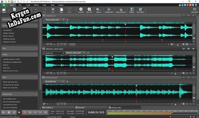 Key generator (keygen) WavePad Masters Edition