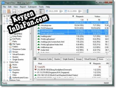 Web Log Explorer key free