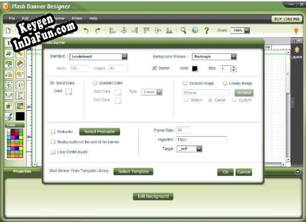 Registration key for the program Websmartz Banner Designer