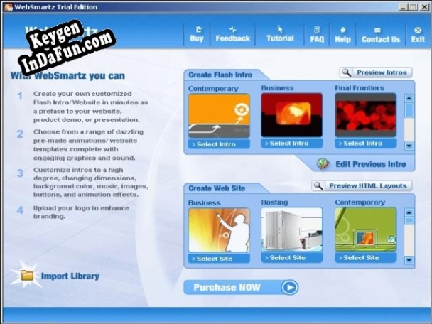 Websmartz Website Builder Key generator