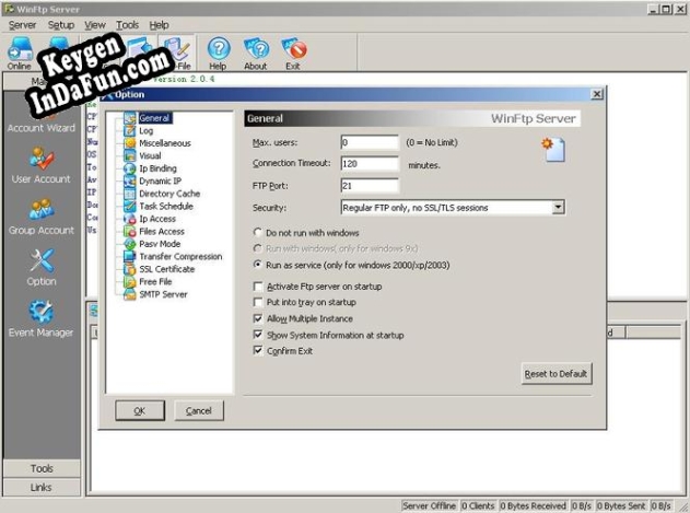 Free key for Win Ftp Server Pro