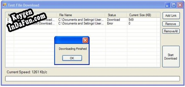 Key generator for Win-Lib File Downloader ActiveX