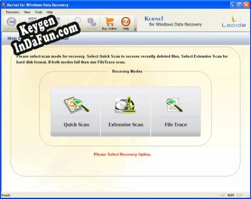 Windows Partition Recovery Key generator