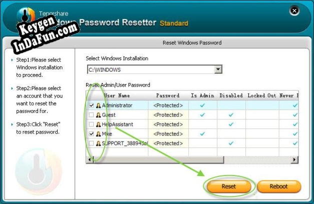 Windows Password Resetter  Enterprise key free