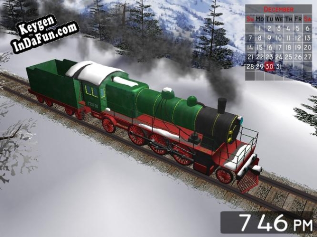 Free key for Winter Train 3D Screensaver
