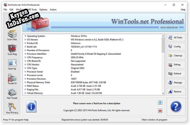 WinTools.net Professional serial number generator