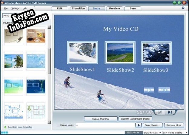 Free key for Wondershare AVI to DVD Burner