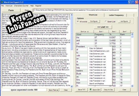 Word List Expert key generator