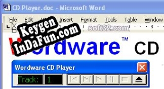 Wordware CD Player for Word key generator