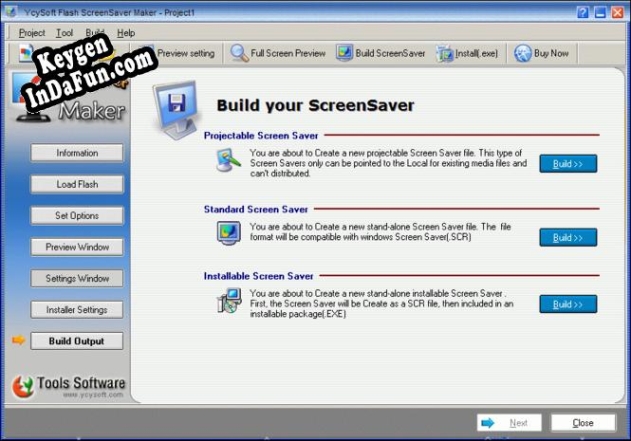 YcySoft Flash ScreenSaver Maker key free