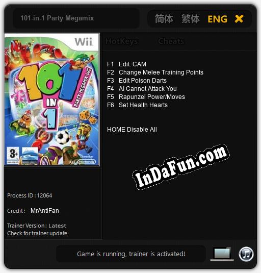 101-in-1 Party Megamix: Cheats, Trainer +6 [MrAntiFan]