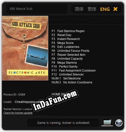 Trainer for 688 Attack Sub [v1.0.6]