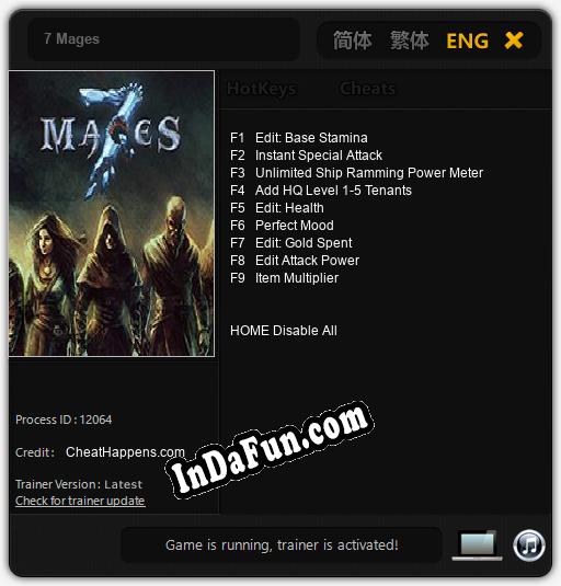 7 Mages: TRAINER AND CHEATS (V1.0.82)