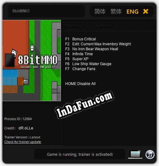 8bitMMO: TRAINER AND CHEATS (V1.0.65)