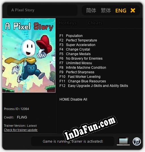 A Pixel Story: Cheats, Trainer +12 [FLiNG]