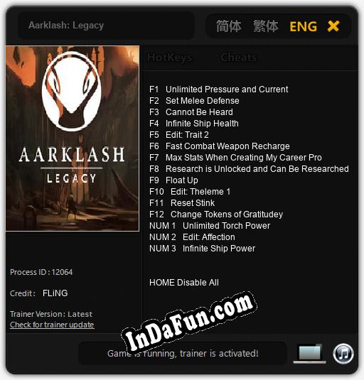 Trainer for Aarklash: Legacy [v1.0.6]