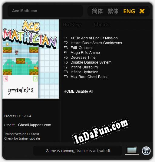 Trainer for Ace Mathican [v1.0.7]