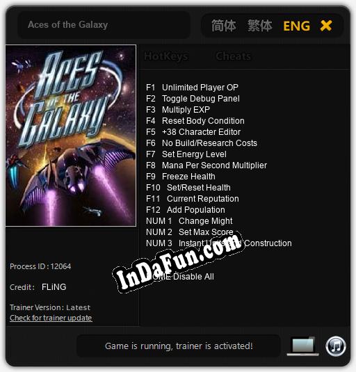 Aces of the Galaxy: TRAINER AND CHEATS (V1.0.79)