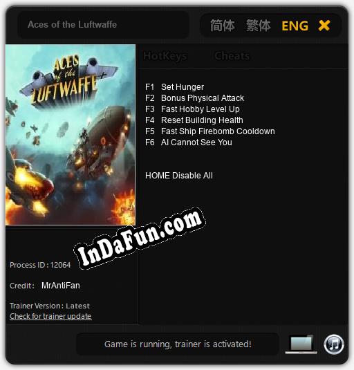 Aces of the Luftwaffe: Cheats, Trainer +6 [MrAntiFan]