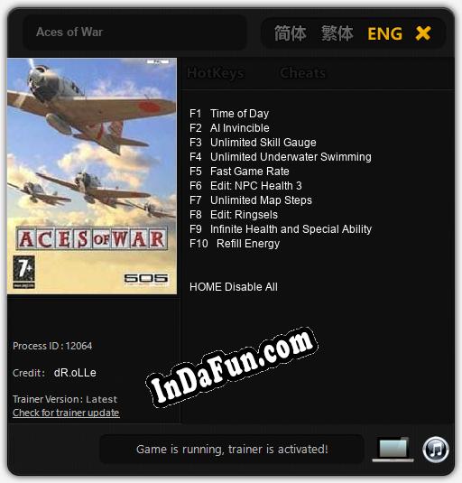 Aces of War: Cheats, Trainer +10 [dR.oLLe]