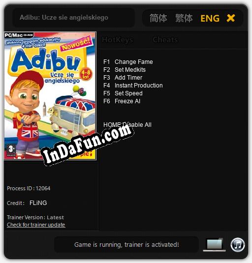 Adibu: Ucze sie angielskiego: Trainer +6 [v1.4] » Free Download PC ...