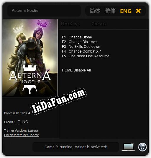 Aeterna Noctis: Cheats, Trainer +5 [FLiNG]