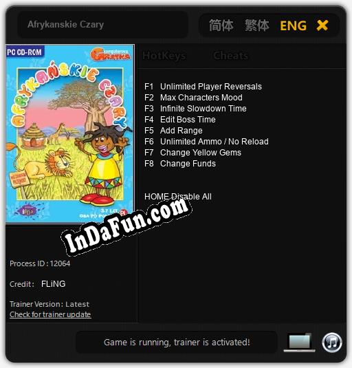 Trainer for Afrykanskie Czary [v1.0.3]