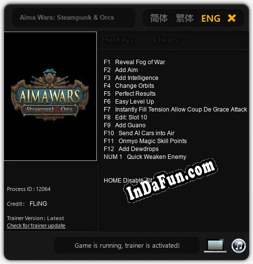 Aima Wars: Steampunk & Orcs: Cheats, Trainer +13 [FLiNG]